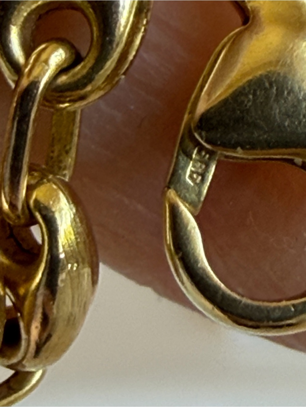 14 karat gold, mariner chain - Picture 6 of 8